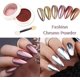 thumbnail image 5 of Polvo de uñas cromado, 6 frascos, efecto espejo dorado rosa, pigmento de manicura, purpurina, para salón, hogar, bricolaje, decoración de uñas, con 6 barras de sombras de ojos., 5 of 7