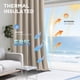 thumbnail image 5 of Cortinas Joydeco de terciopelo beige opacas térmicas 132 x 228 cm, 5 of 9