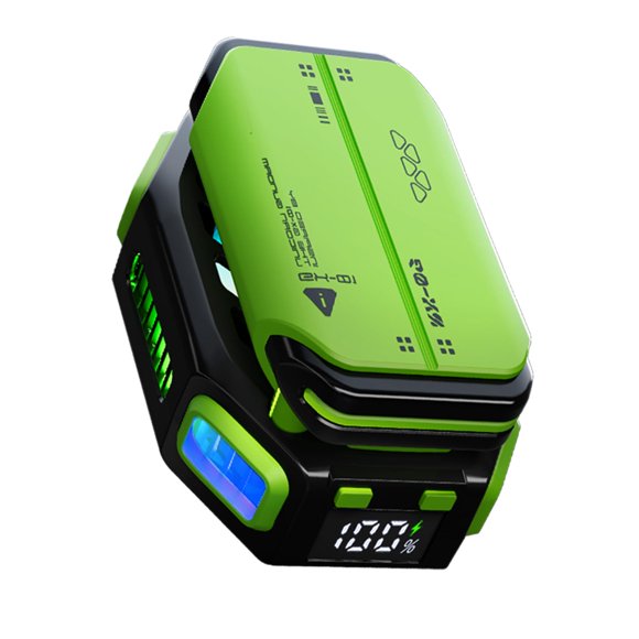 Enfriador de Celular TILLMANER X111 Ventilador LED Magnético Verde