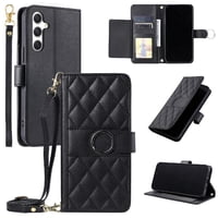 Funda Tipo Billetera Foxdock Para Samsung Galaxy S25 – Tapa Abatible Con Correa Para Mujer