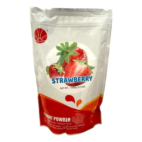 Polvo para Bubble Tea 1kg Frutilla