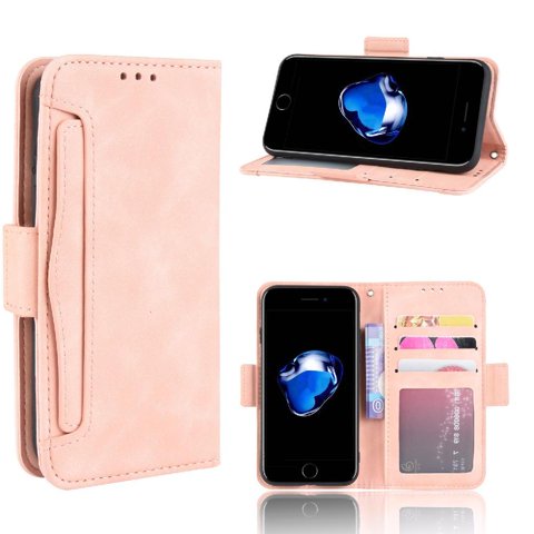 Funda Tipo Billetera Foxdock Para Iphone Se 2020/8/7 – Tapa Flip Con Tarjetero