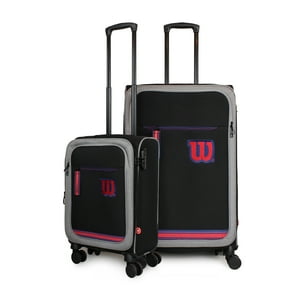 Wilson - Pack 2 Maletas S (10 Kg) +L (23 Kg) Sporting Negro-Gris