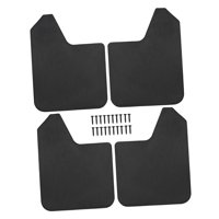 Magideal - Juego De 4 Guardabarros Genéricos Para Coche, Delanteros Y Traseros, Resistentes A Arañazos, Para Camionetas, Suv, Furgonetas, Repuestos, Protectores Negro