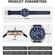 thumbnail image 2 of Reloj Benyar Hombre Cronografo 45mm Cuarzo Azul Resistente, 2 of 3