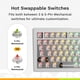 thumbnail image 4 of Teclado GLORIOUS GMMK 3 75% Blanco Hot‑Swappable, 4 of 7