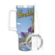 thumbnail image 3 of El Show de Huckleberry Hound Vaso aislado de acero inoxidable con asa, diseño temático, regalo para familia, amigos y fans; incluye pajita y encaja en el portavasos estándar, 40 oz, 3 of 6