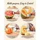 thumbnail image 5 of Cortador sandía triángulo acero inoxidable mango madera 3 uds utensilio cocina, 5 of 7