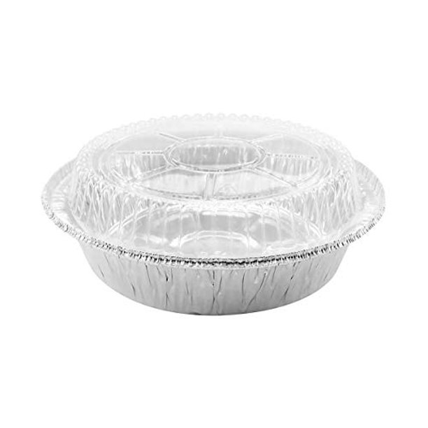 Contenedores de almacenamiento de alimentos desechables hechos a mano de aluminio 7