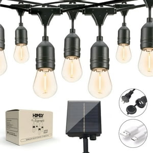 Homely - Guirnalda Terraza Solar Cascada Luces Led 10 Metros