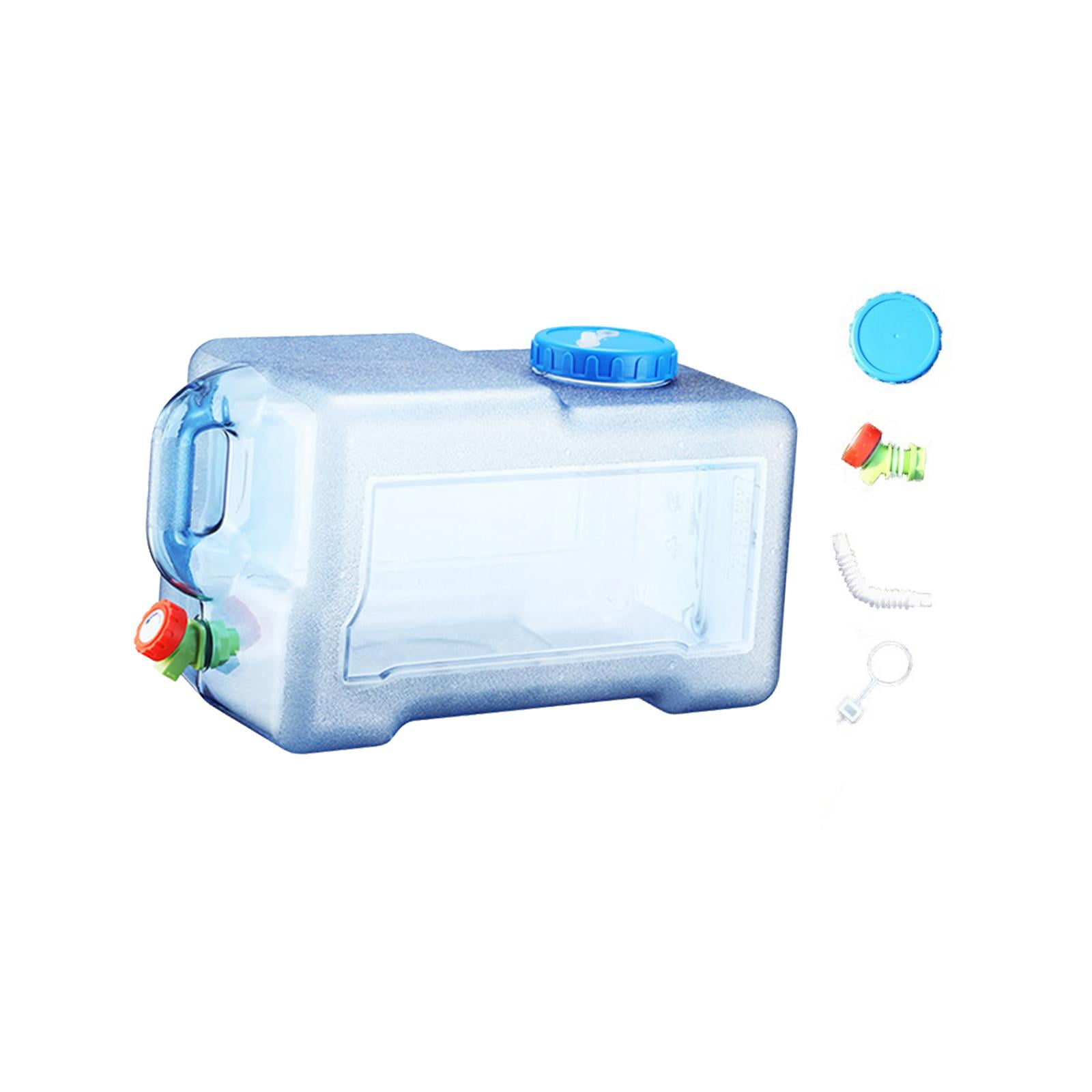 Magideal - Contenedor De Agua Portátil Con Grifo, Cubo De Agua, Jarra De Agua, Barril De Agua Ligero Y Versátil, Boca De Apertura De 10cm Para Conducción De Auto 22 Litros