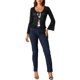 thumbnail image 2 of INSPIRE CHIC Top de Encaje Shrug para Mujer con Lazo Frontal y Manga Larga Acampanada Bolero Cárdigan S Negro, 2 of 6