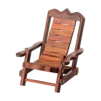 Magideal - Silla De Cubierta De Madera, Soporte Para Teléfono De Escritorio, Soporte Plegable, Soporte Para Cuna, Mini Soporte Para Teléfono Móvil, Manualidades