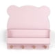 thumbnail image 1 of Estante de pared Delta Children Brannan Bear con 4 ganchos, colorete, 1 of 9