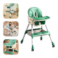 Genérico - Silla De Bebé Comer Portátil Con Ruedas Kinder Bebesit