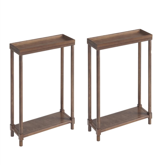 Mesas auxiliares New Ridge Home Goods Narrow, juego de 2