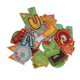 thumbnail image 2 of 26 piezas de bordado de coser parche de hierro en dibujos animados de apliques de motivo de alfabeto, 2 of 5