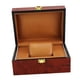 thumbnail image 1 of Caja De Presentación De Almacenamiento De Reloj De Joyería De Madera De Color Rojo Vino De Lujo, Escaparate De Regalo Para Hombre, 1 of 2