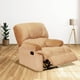 thumbnail image 1 of Bergere Perugia Reclinable Tela Velvet Beige, 1 of 4