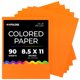 thumbnail image 1 of Papel de Copia Hygloss 21x28 cm Naranja 90 Hojas, 1 of 7