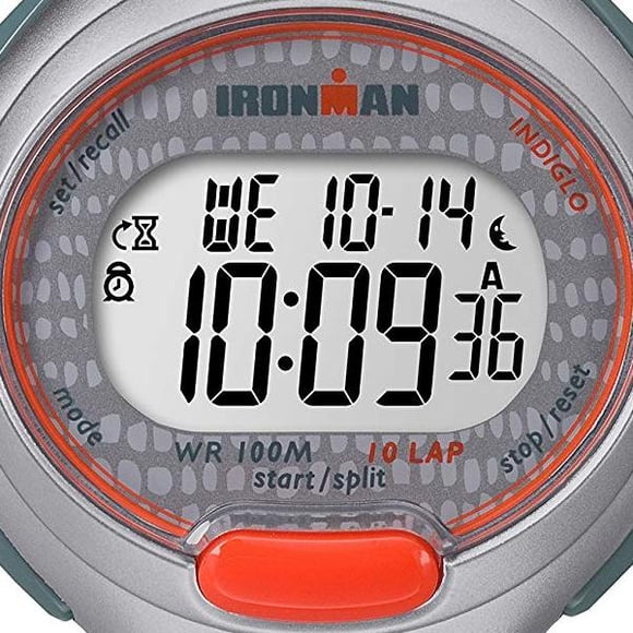 Reloj Digital Timex Ironman Mediano Naranja Mujer