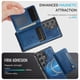 thumbnail image 5 of AutSpace Funda para Samsung Galaxy S24 Ultra 5G, Bloqueo RFID, Cuero PU, Compatible con MagSafe, Billetera Desmontable 2 en 1 con Tarjetero, Soporte, Cubierta Protectora Magnética, Azul, 5 of 9