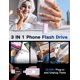 thumbnail image 2 of Memoria USB TEARMOS de 512 GB, Photo Stick para iPhone, color morado claro, 2 of 8