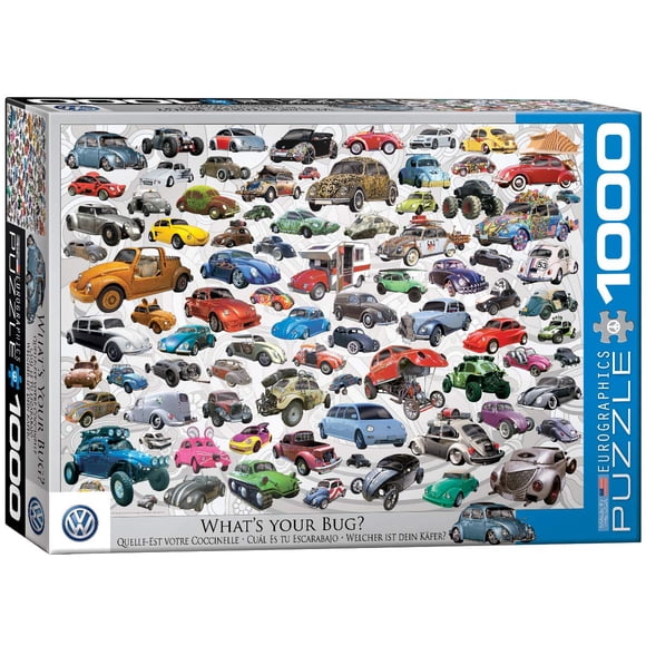 Rompecabezas EuroGraphics VW Escarabajo ¿Cuál es tu Bicho? 1000 piezas