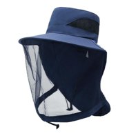 Ioensy - Red De Apicultura Para Sombreros, Ideal Para Adultos, Jardinería, Senderismo, Escalada, Color Azul Marino