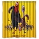 thumbnail image 1 of Cortina de ducha de pavo de regreso al futuro, juego de cortina de baño con ganchos, tamaño 66 x 72 pulgadas, 1 of 3