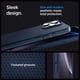 thumbnail image 3 of Funda para teléfono celular Spigen Liquid Air iPhone 16 Pro Max Navy, 3 of 7