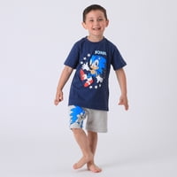 Conjunto Niño Azul Estrellas Sonic