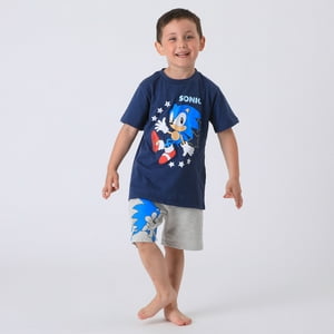 Conjunto Niño Azul Estrellas Sonic