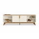 thumbnail image 2 of Rack TV Beige/Nogal para TV hasta 75", 2 of 5