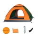 thumbnail image 5 of Tienda De Campaña Automática Instantánea Para Acampar, Ideal Para Mochileros, Playa, Senderismo, Con Ventana Superior, Color Naranja Y Verde., 5 of 5