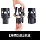 thumbnail image 5 of Portavasos para coche, expansor Gorilla Grip, negro, ajustable, 5 of 9