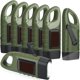 thumbnail image 1 of Mudder Pack de 6 Linternas Recargables con Manivela y Energía Solar – Verde, 1 of 7