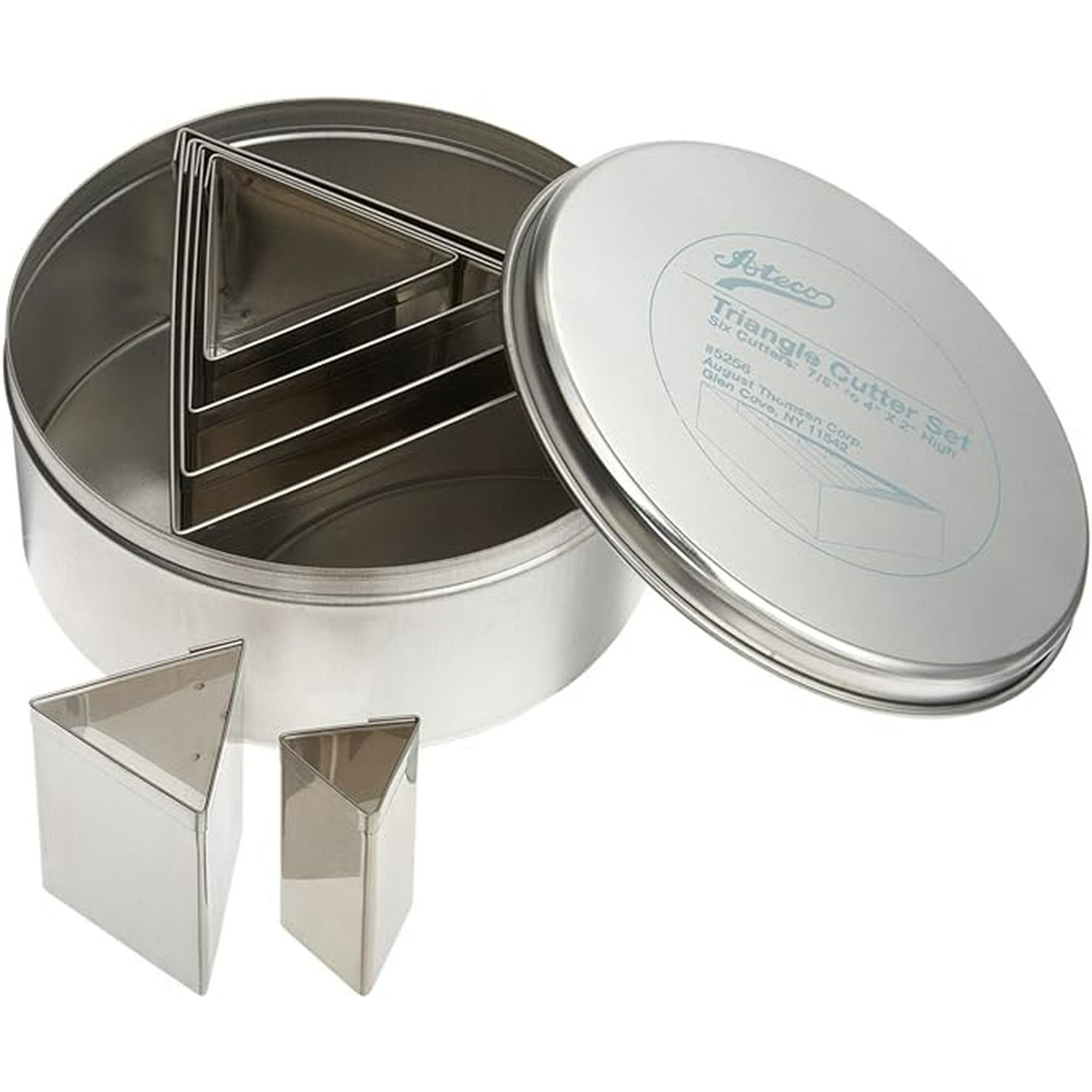 Ateco - Cortador Triángulo 6 Pcs