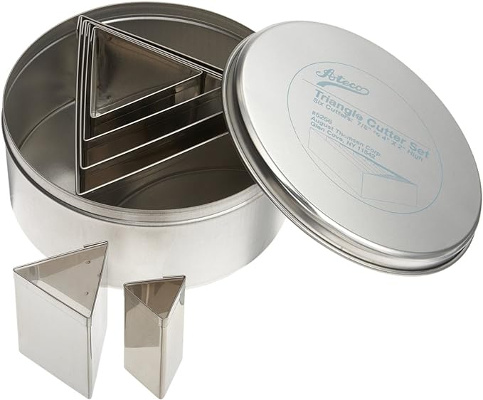 Ateco - Cortador Triángulo 6 Pcs