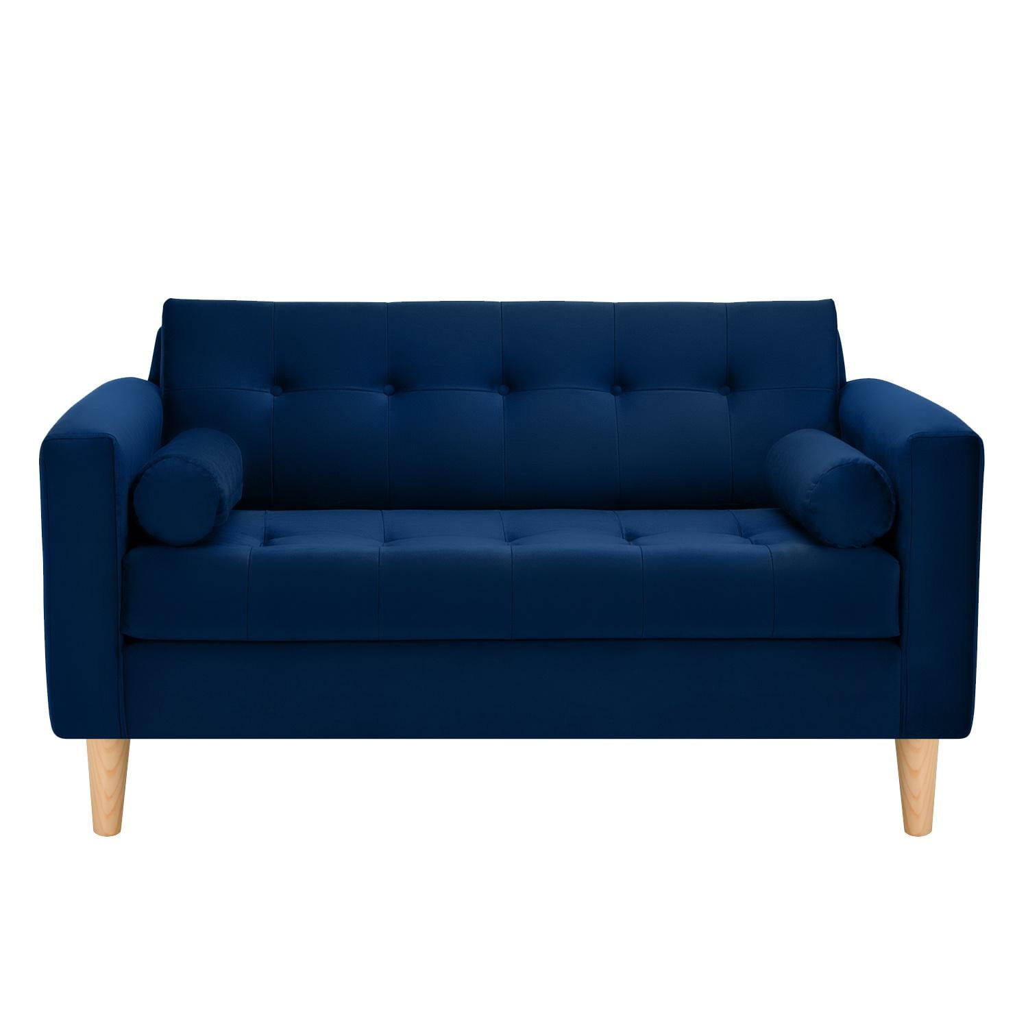 Bodevir - Sofa Retro 2c Felpa 05 Azul Marino