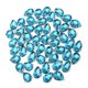 thumbnail image 5 of 50 piezas de perlas de cristal adornos bricolaje coser artesanías azul, 5 of 5