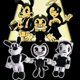 thumbnail image 4 of Plush Toys YZONU Anime Bendy Doll Game Terror para niños, 4 of 7