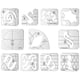 thumbnail image 1 of Free Motion Quilting Templates Set DIY Domestic Para Aficionados Al Bordado, 1 of 5