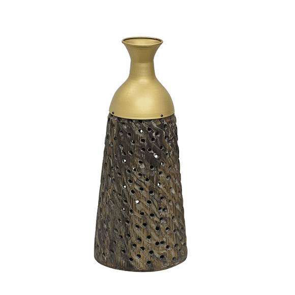 Florero Metal Raíz L 47 cm