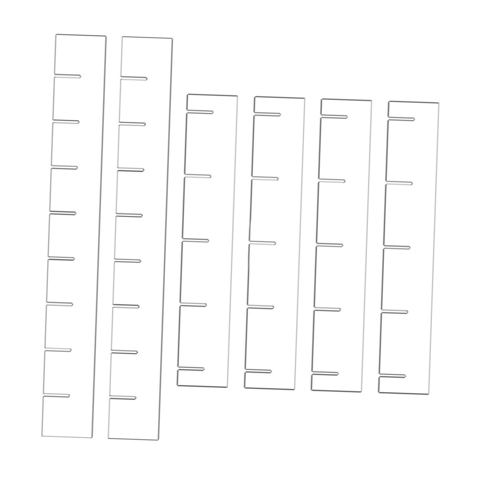 Bothyi - Separadores De Cajones Organizadores De 6 Uds., Separadores De Cajones Para Suministros De Oficina, Maquillaje