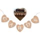 thumbnail image 1 of Guirnalda DS. DISTINCTIVE STYLE 9 cm x 8 cm Tarjetas de arpillera, 1 of 9