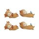 thumbnail image 1 of 4x Adornos De Cervatillo Decoración De Animales De Silicona 2x Style01 Y 2x Style06, 1 of 5