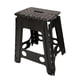 thumbnail image 2 of Taburete Plegable Para Acampar, Taburete Plegable Exterior Para Senderismo, Patio, Mochilero, 29cmx22cmx45cm, Negro, 2 of 4
