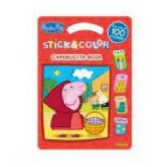 Stick & Color Peppa Pig Caperucita Roja