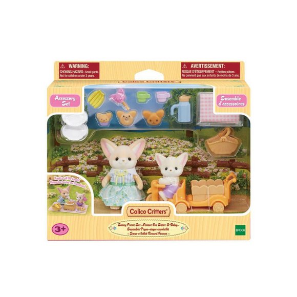 Set Picnic Zorros Del Desierto Calico critters Sylvanian Families